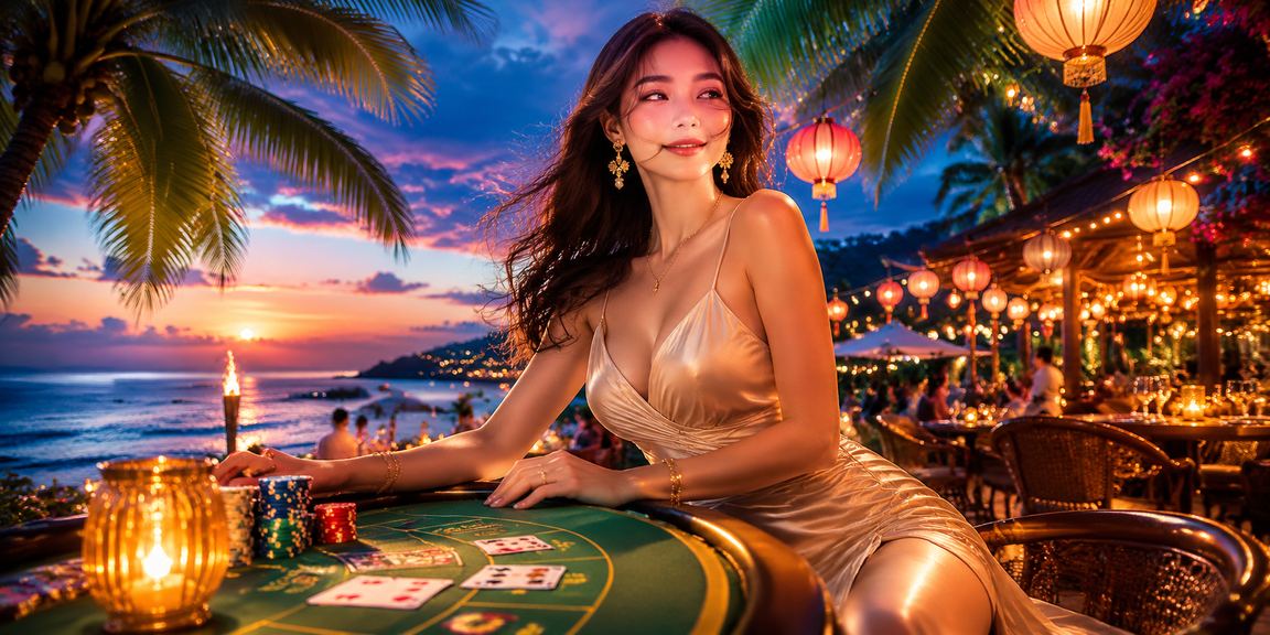 Người phụ nữ mặc áo dài tại Phú Quốc tìm hiểu thông tin xổ số và giải trí trực tuyến